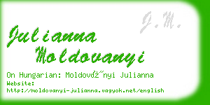 julianna moldovanyi business card